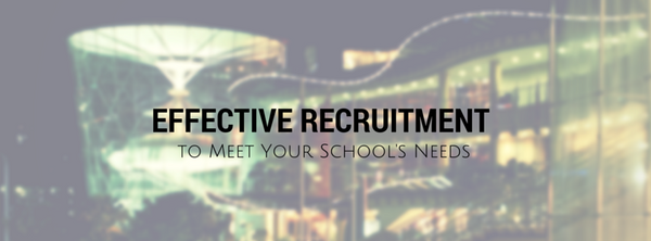 EDCI 6215 Effective Recruitment